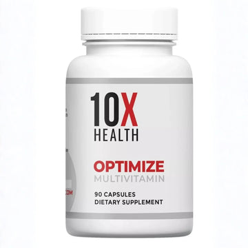 10X Health Optimize Multivitamin 90 Capsules Methylated Daily Vitamin Supplement for Energy and Immune Support