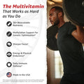 10X Health Optimize Multivitamin 90 Capsules Methylated Daily Vitamin Supplement for Energy, Immune Support and Overall Wellness
