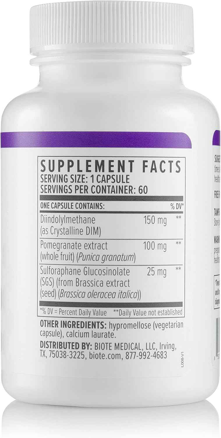 Biote DIM SGS+ Hormone & Detox Support – 60 Capsules