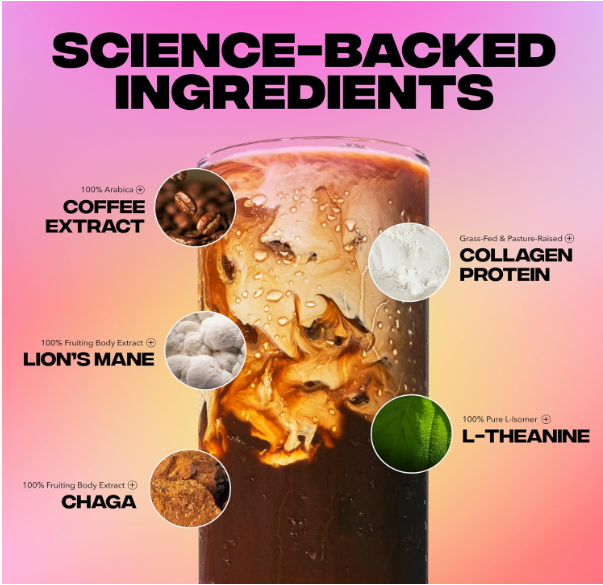 Everyday Dose Coffee+ Mild Roast Mushroom Coffee – 30 Servings