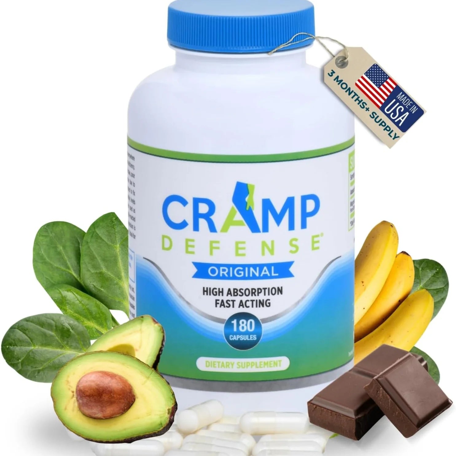Cramp Defense Leg Cramp Relief Capsules – Magnesium & Electrolytes - WONEXA