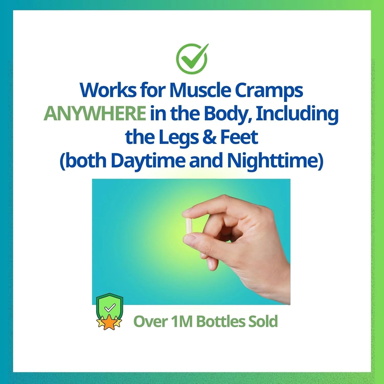 Cramp Defense Leg Cramp Relief Capsules – Magnesium & Electrolytes - WONEXA