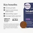 PetLab Co probiotic soft chews for dogs pork flavor 30 count