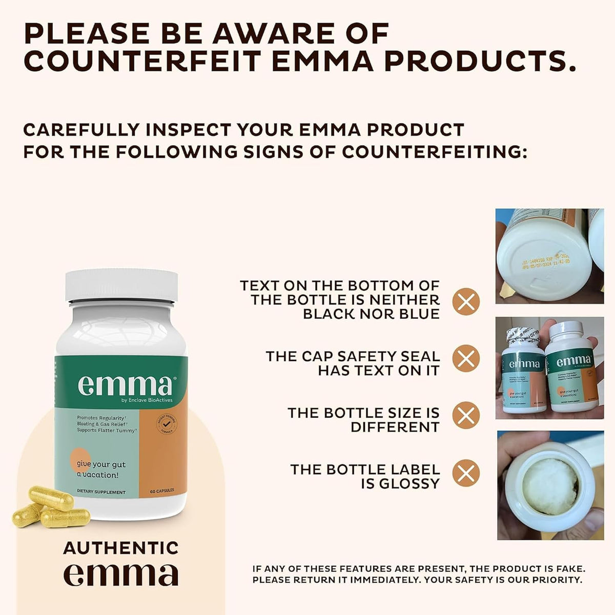 Emma Gut Health Digestive Supplement for Bloating and Gas Relief