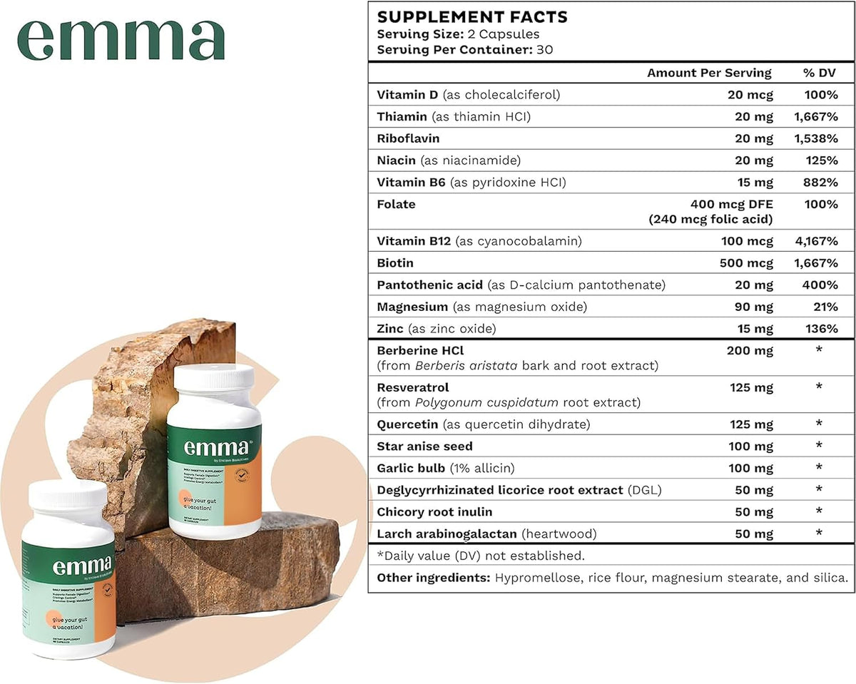 Emma Daily Digestive Supplement by Enclave BioActives