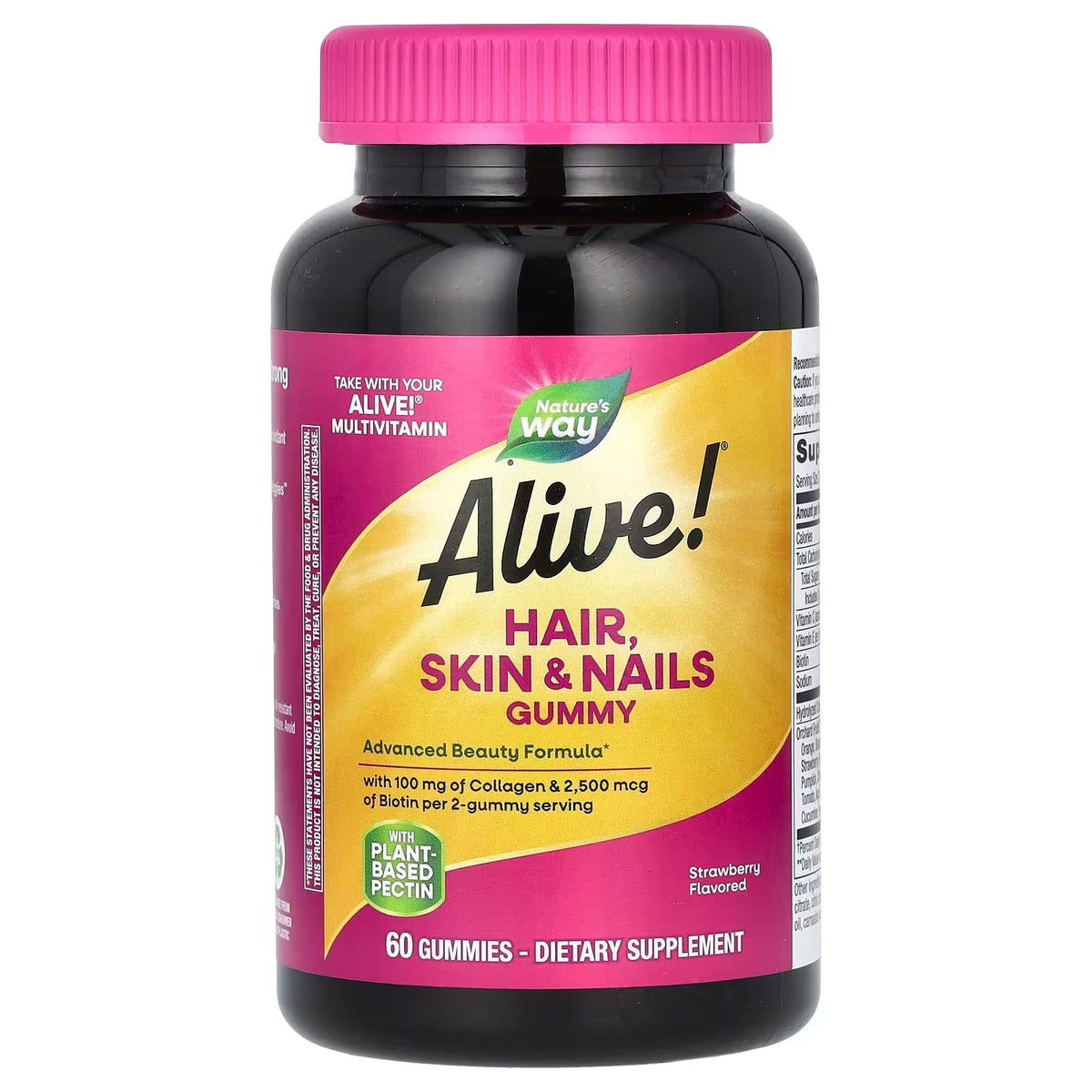 Nature’s Way Alive Hair Skin and Nails Gummies 60 count