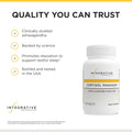 Integrative Therapeutics Cortisol Manager supplement bottle with quality assurance 