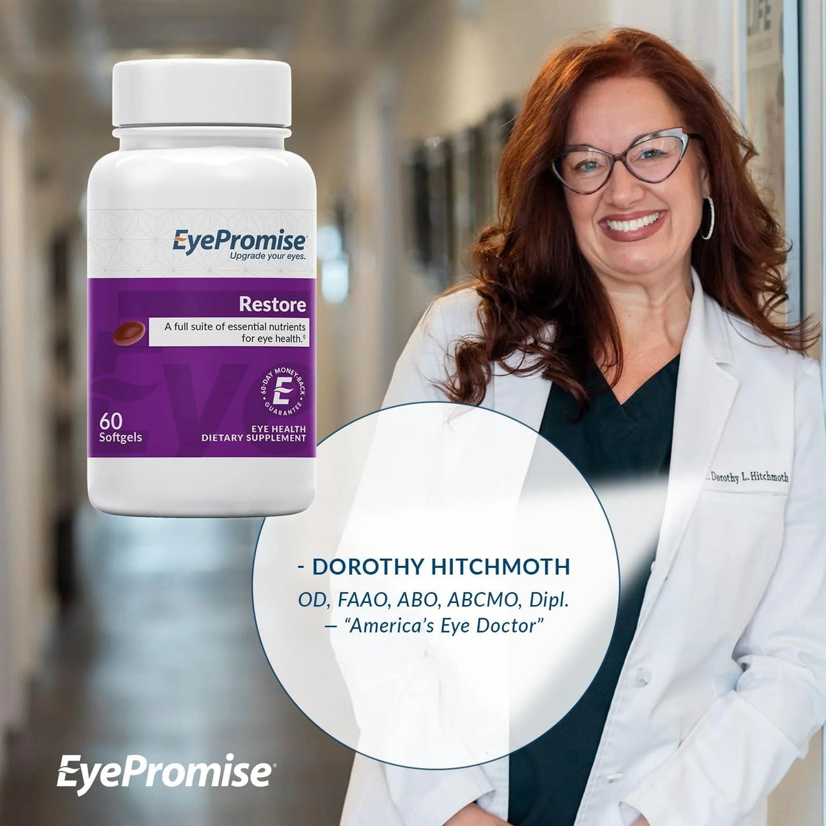 EyePromise Restore eye vitamins with omega-3 and antioxidants