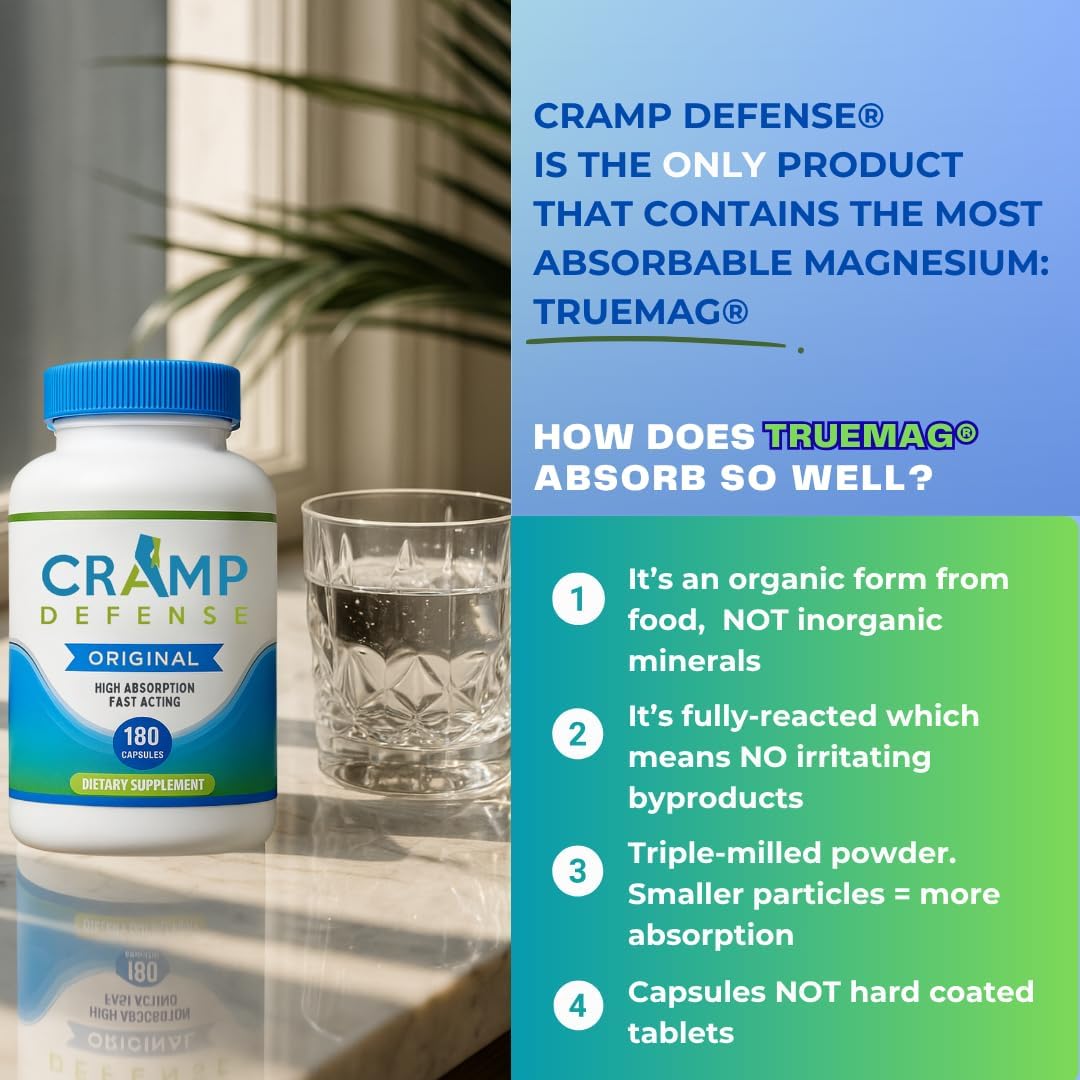 Cramp Defense Original high absorption magnesium capsules