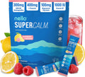 Nello SuperCalm Calming Drink Mix Raspberry Lemonade with Ashwagandha, L-Theanine and Magnesium 20 Stick Packs