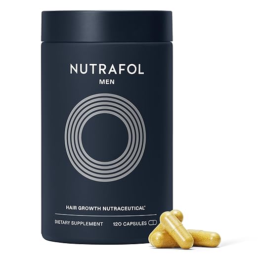 Nutrafol Men's Hair Growth Supplement 1 Month Supply for Thicker, Stronger and Healthier Hair