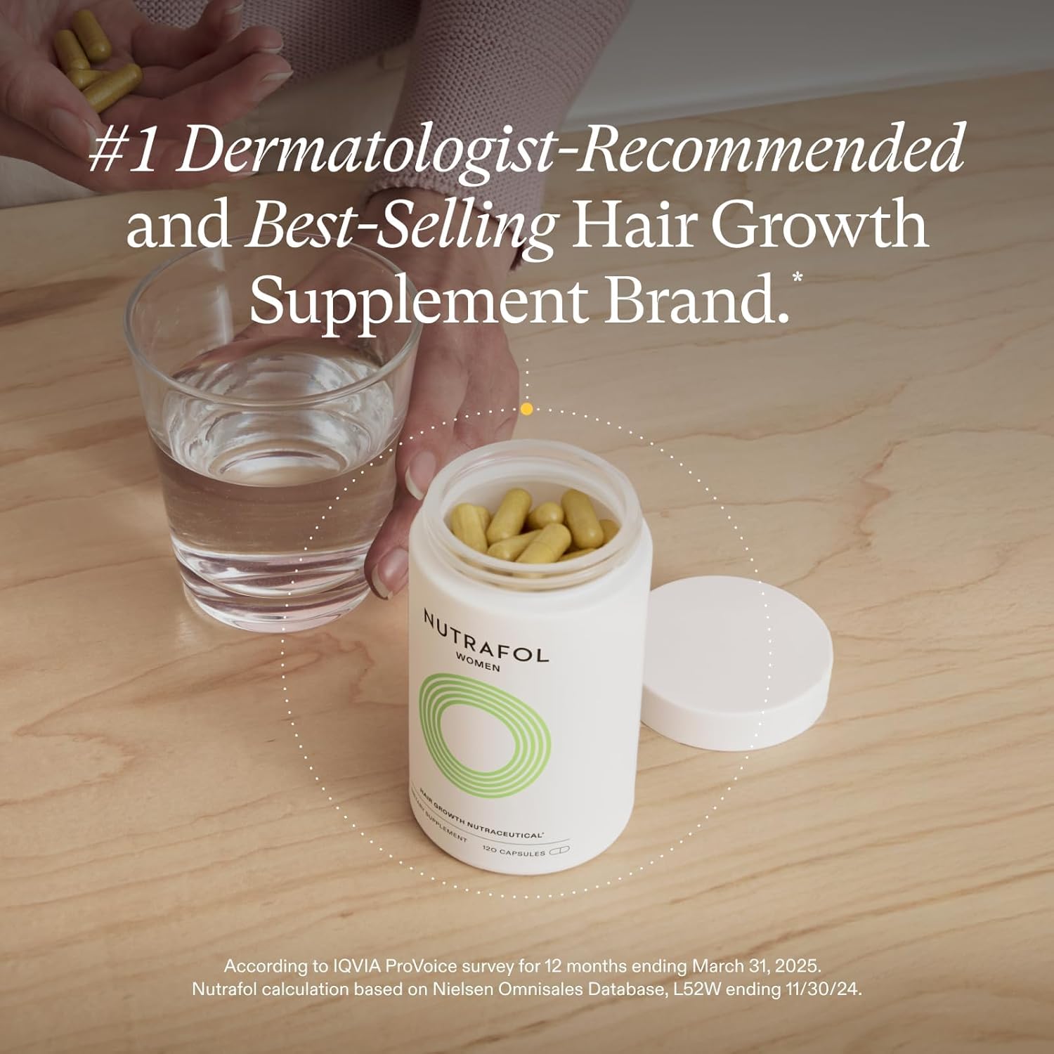 Nutrafol Women's Hair Growth – Thicker & Stronger Hair, 1-Month Supply - WONEXA