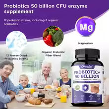 12 strain probiotic supplement for digestive health