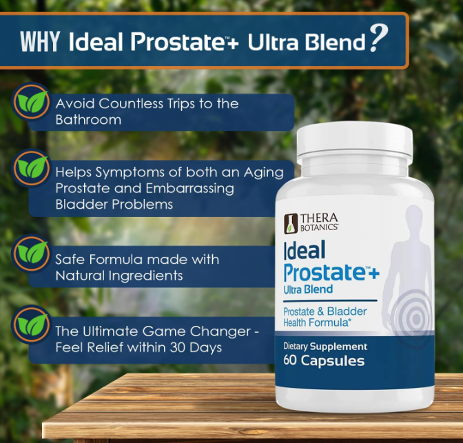 Ideal Prostate Plus prostate and bladder support supplement