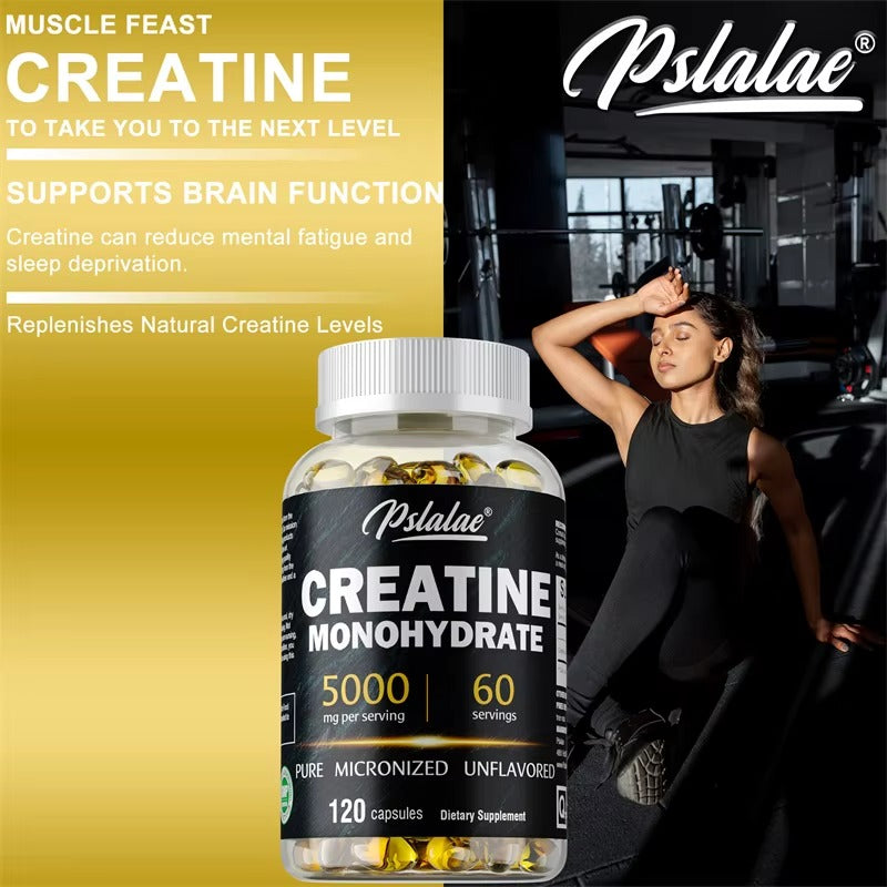 pure micronized Creatine Monohydrate 5000mg per serving