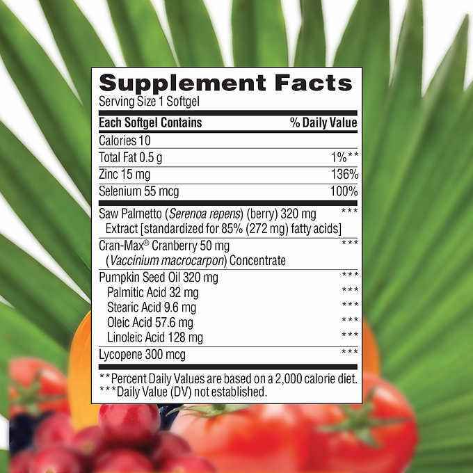 Trunature Prostate Health Complex – Men's Urinary Support, 250ct