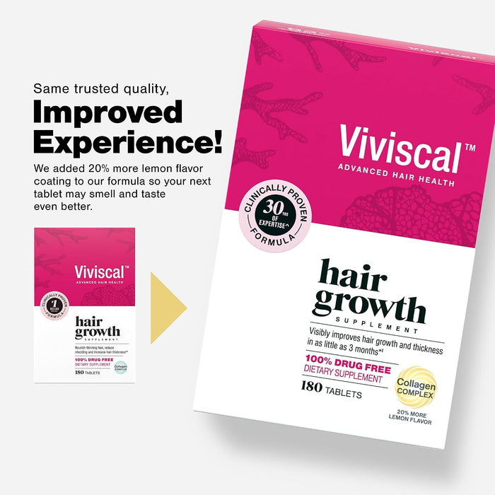 Viviscal hair growth supplement 180 tablets