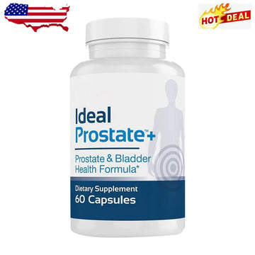 Advanced Men's Prostate Support by Ideal Prostate Plus with Saw Palmetto, Lycopene and More for Natural Relief