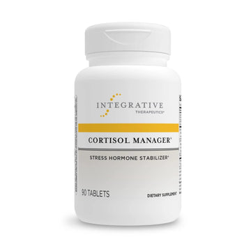 Integrative Therapeutics Cortisol Manager – Stress Hormone Support, Adaptogen Formula for Relaxation, Energy & Hormonal Balance (90 Tablets)