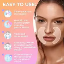 Reusable overnight silicone wrinkle patches for face and eyes - view 3