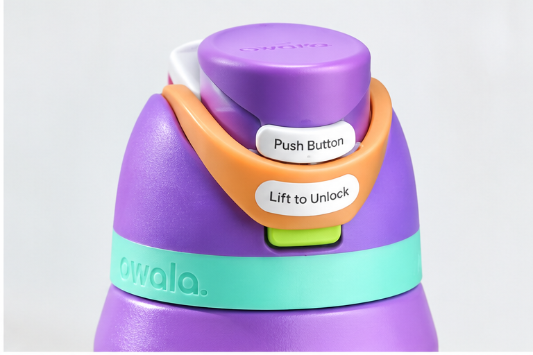 Owala FreeSip insulated water bottle, everyday hydration bottle with straw