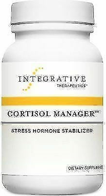 Integrative Therapeutics Cortisol Manager – Stress Hormone Support, Adaptogen Formula for Relaxation, Energy & Hormonal Balance (90 Tablets)